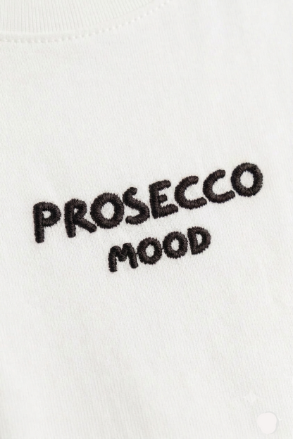 Tricou din Bumbac Prosecco Mood - Scris Negeu Made in Italy