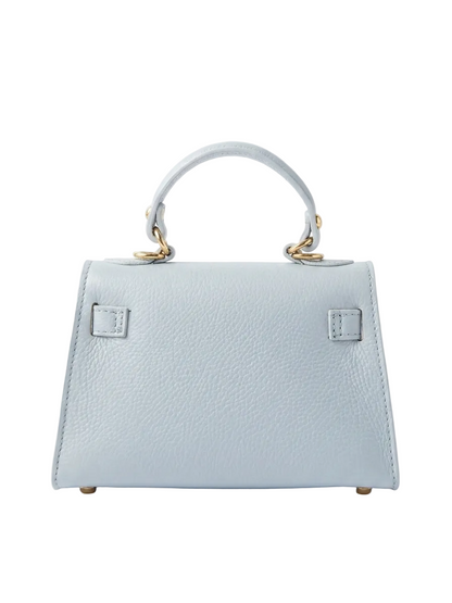 Poșetă Amelia - Turcoaz, Piele Naturală, Made in Italy