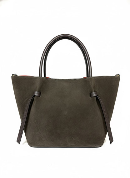Geantă Tote Suede - Maro