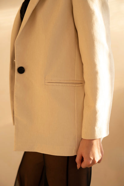 Soft Cream Blazer